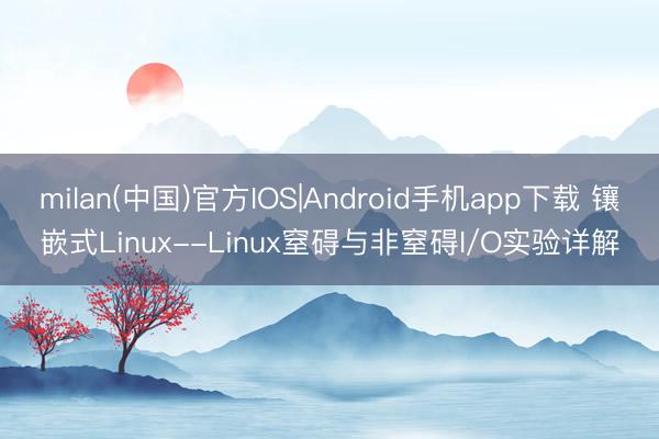 milan(中国)官方IOS|Android手机app下载 镶嵌式Linux--Linux窒碍与非窒碍I/O实验详解