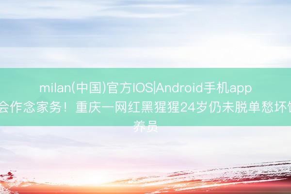 milan(中国)官方IOS|Android手机app下载 会作念家务！重庆一网红黑猩猩24岁仍未脱单愁坏饲养员